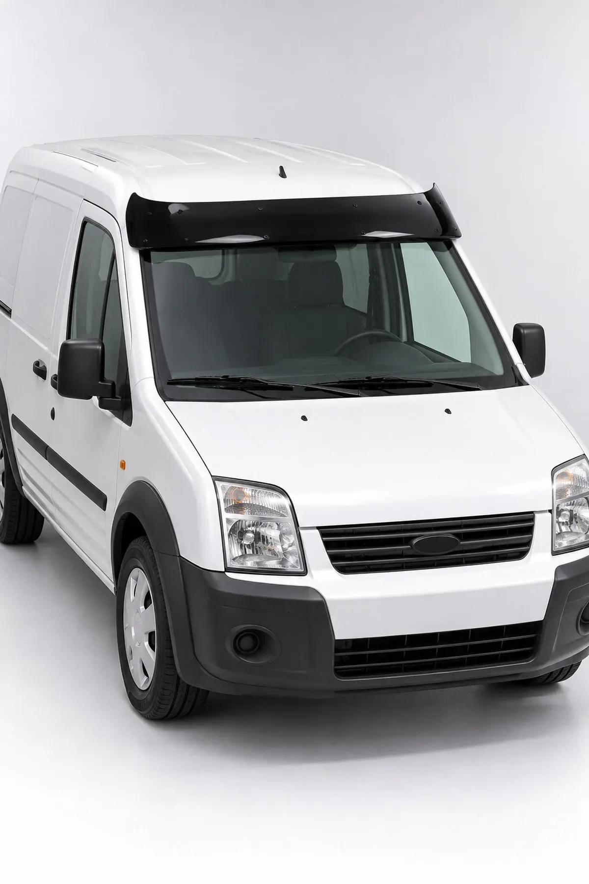 Ford Transit Connect 2003-2008 Uyumlu Ön Cam Dış Güneşlik (Sunvisor) ABS Siyah (1)