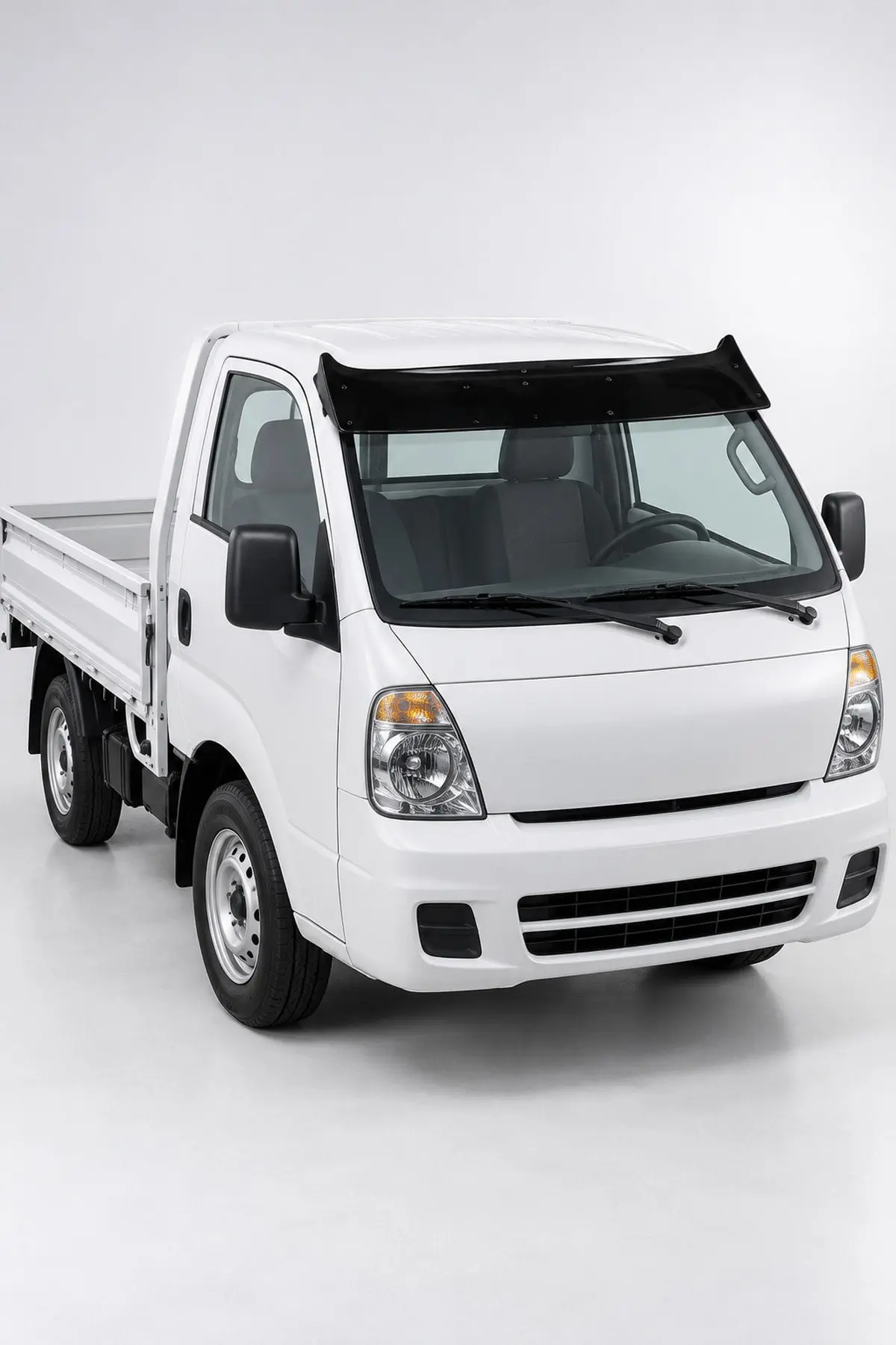 Kia Bongo 2003-2013 Uyumlu Ön Cam Dış Güneşlik (Sunvisor) ABS Siyah (1)