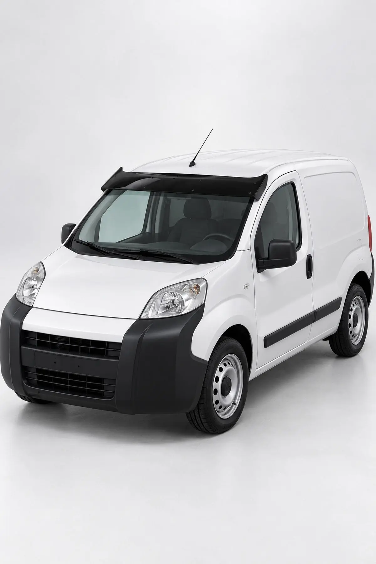 Peugeot Bipper 2007-2016 Uyumlu Ön Cam Dış Güneşlik (Sunvisor) ABS Siyah (1)