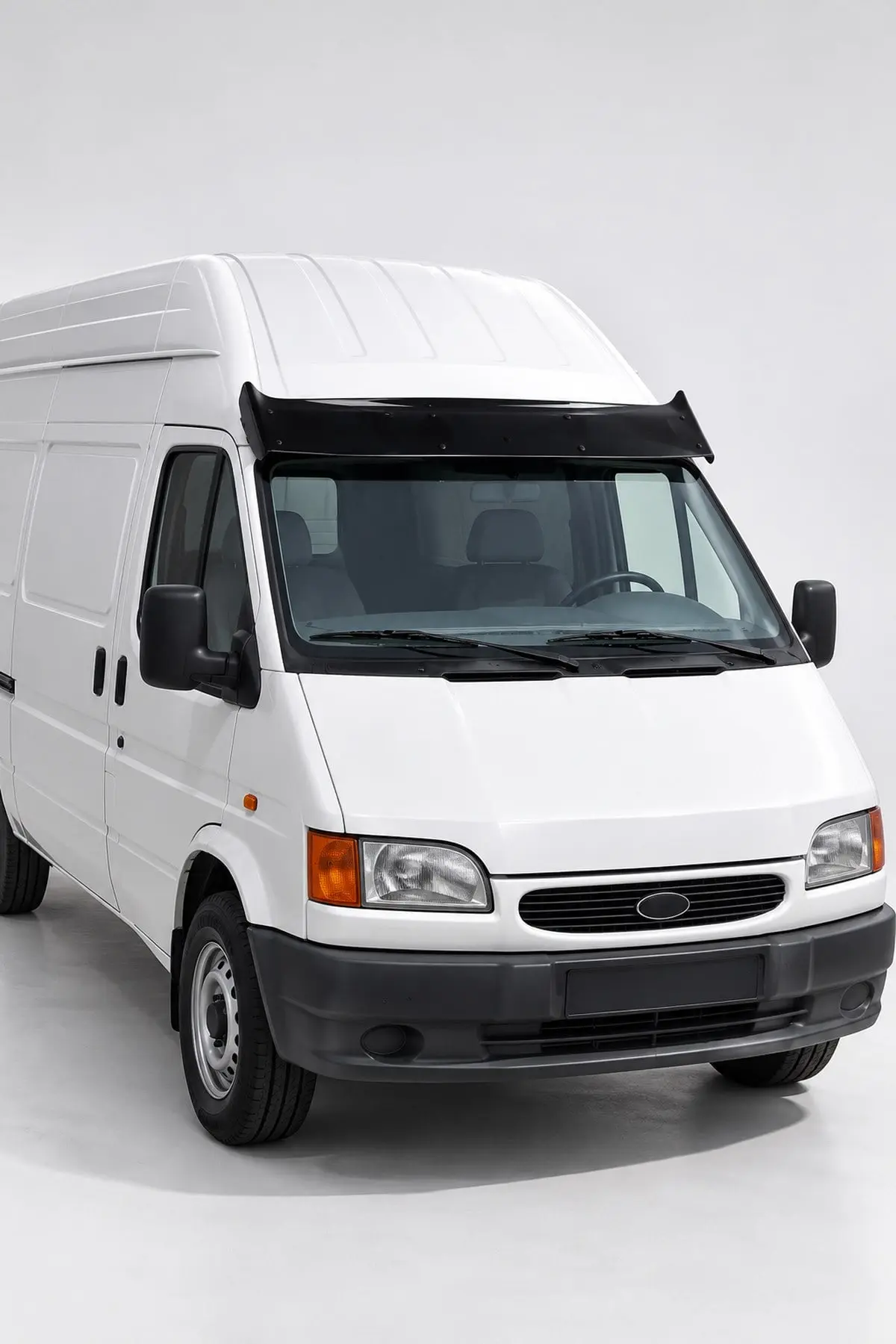 Ford Transit 1993-2002 Uyumlu Ön Cam Dış Güneşlik (Sunvisor) ABS Siyah (1)