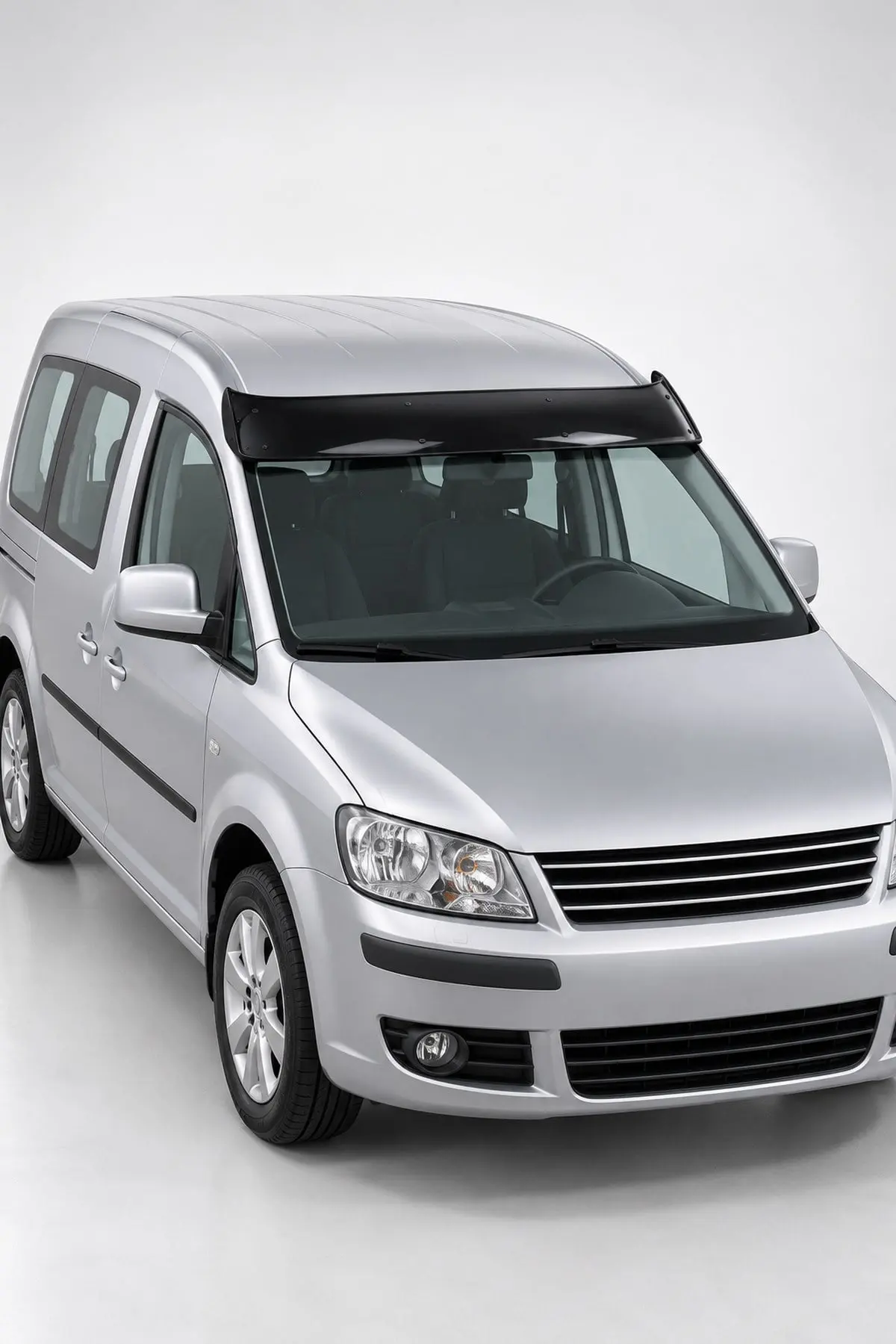 Volkswagen Caddy 2010-2015 Uyumlu Ön Cam Dış Güneşlik (Sunvisor) ABS Siyah (1)