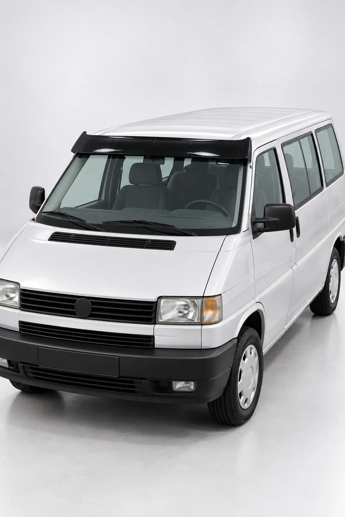 Volkswagen Transporter T4 1995-2003 Uyumlu Ön Cam Dış Güneşlik (Sunvisor) ABS Siyah (1)