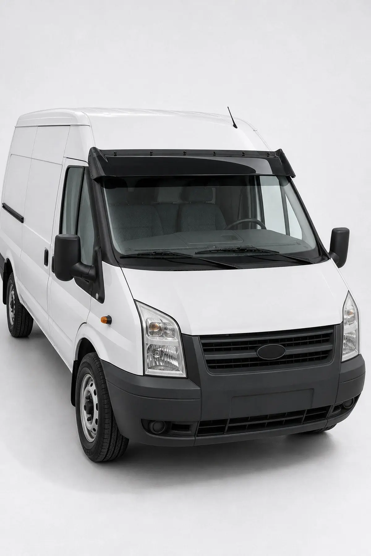 Ford Transit 2002-2006 Uyumlu Ön Cam Dış Güneşlik (Sunvisor) ABS Siyah (1)