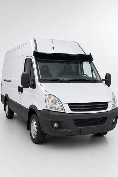Iveco Daily 2011-2014 Uyumlu Ön Cam Dış Güneşlik (Sunvisor) ABS Siyah
