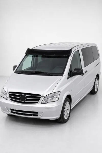 Mercedes-Benz Viano 2004-2011 Uyumlu Ön Cam Dış Güneşlik (Sunvisor) ABS Siyah