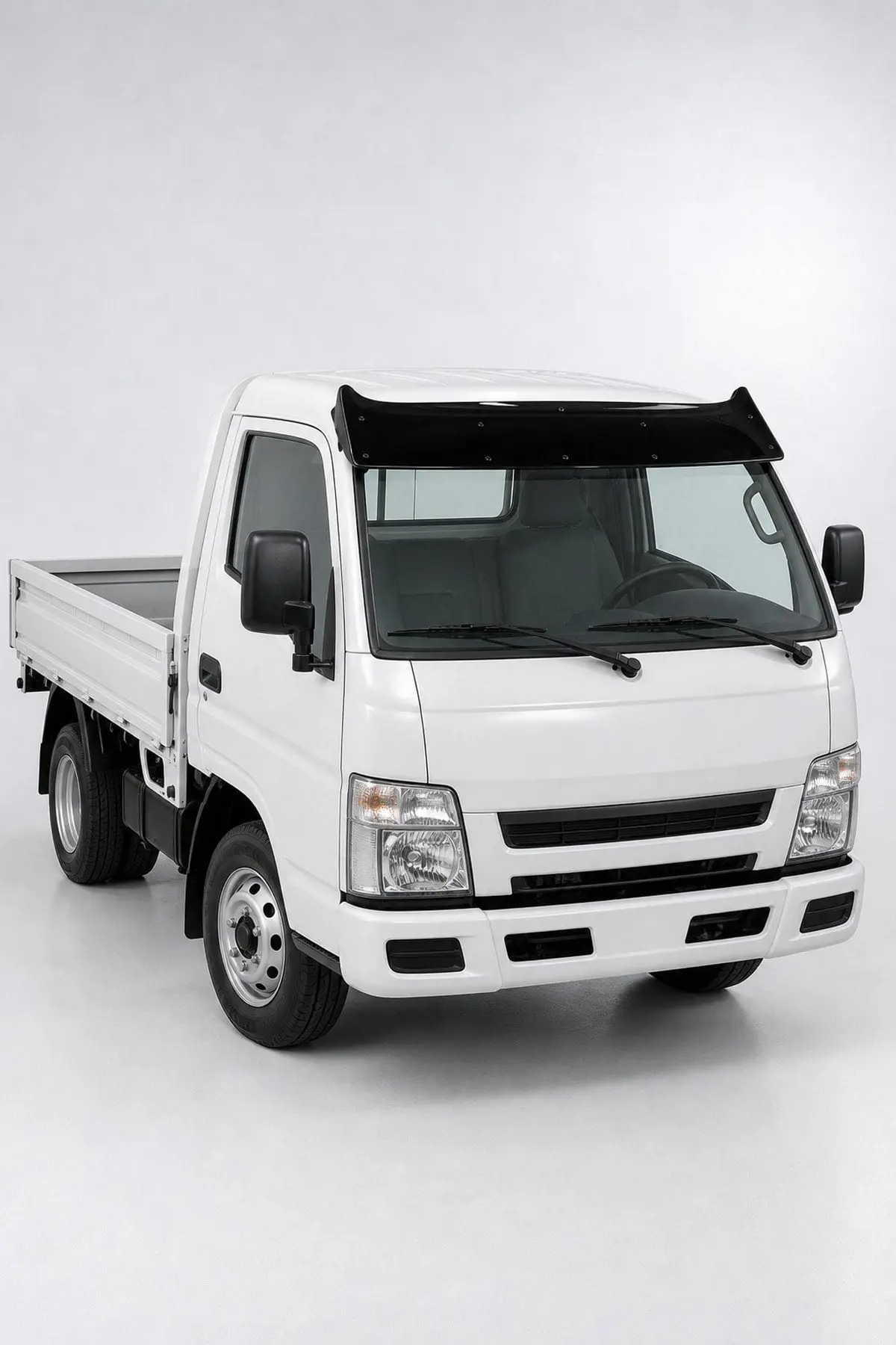 Mitsubishi Canter 1998-2012 Uyumlu Ön Cam Dış Güneşlik (Sunvisor) ABS Siyah (1)
