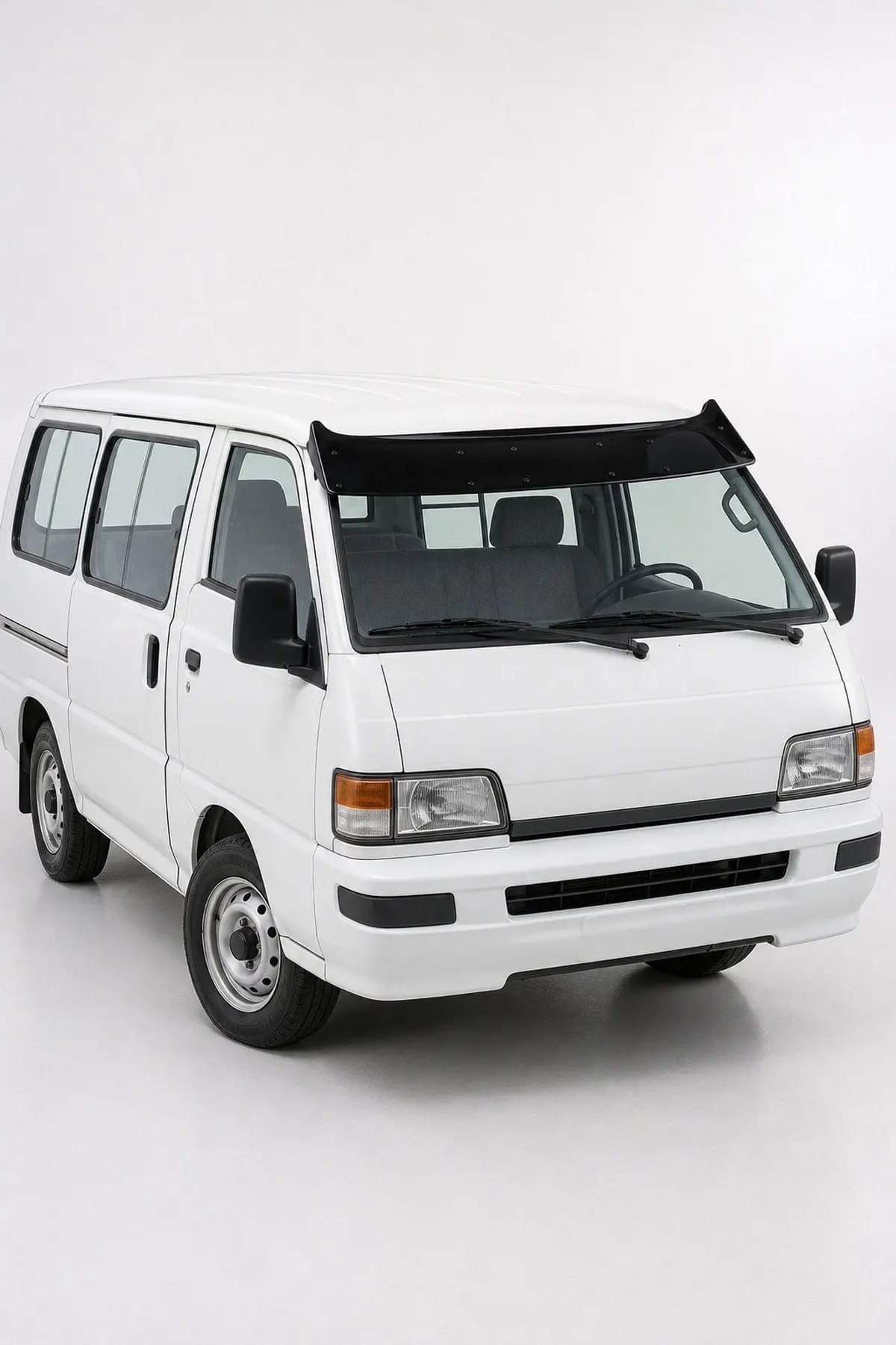 Mitsubishi L300 1990-2000 Uyumlu Ön Cam Dış Güneşlik (Sunvisor) ABS Siyah (1)