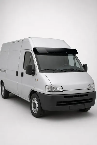 Peugeot Boxer 1994-2006 Uyumlu Ön Cam Dış Güneşlik (Sunvisor) ABS Siyah