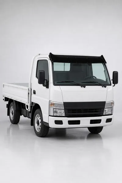 Mitsubishi Canter 2013 ve Sonrası Uyumlu Ön Cam Dış Güneşlik (Sunvisor) ABS Siyah