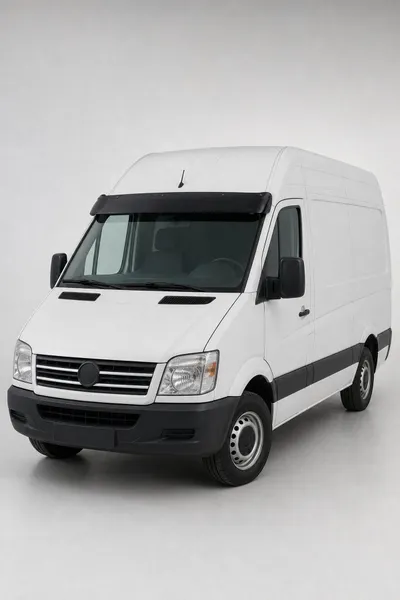 Volkswagen LT 2000-2006 Uyumlu Ön Cam Dış Güneşlik (Sunvisor) ABS Siyah