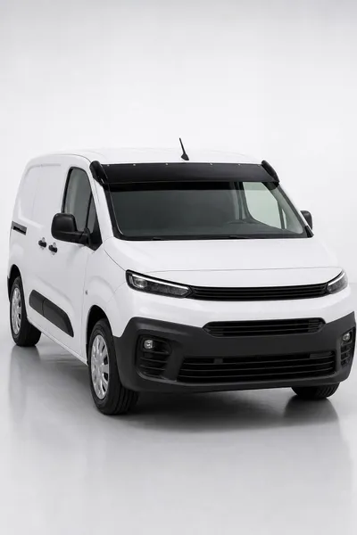 Fiat Doblo 2023 ve Sonrası Uyumlu Ön Cam Dış Güneşlik (Sunvisor) ABS Siyah