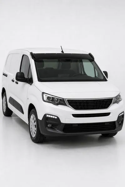 Peugeot Partner 2019 ve Sonrası Uyumlu Ön Cam Dış Güneşlik (Sunvisor) ABS Siyah