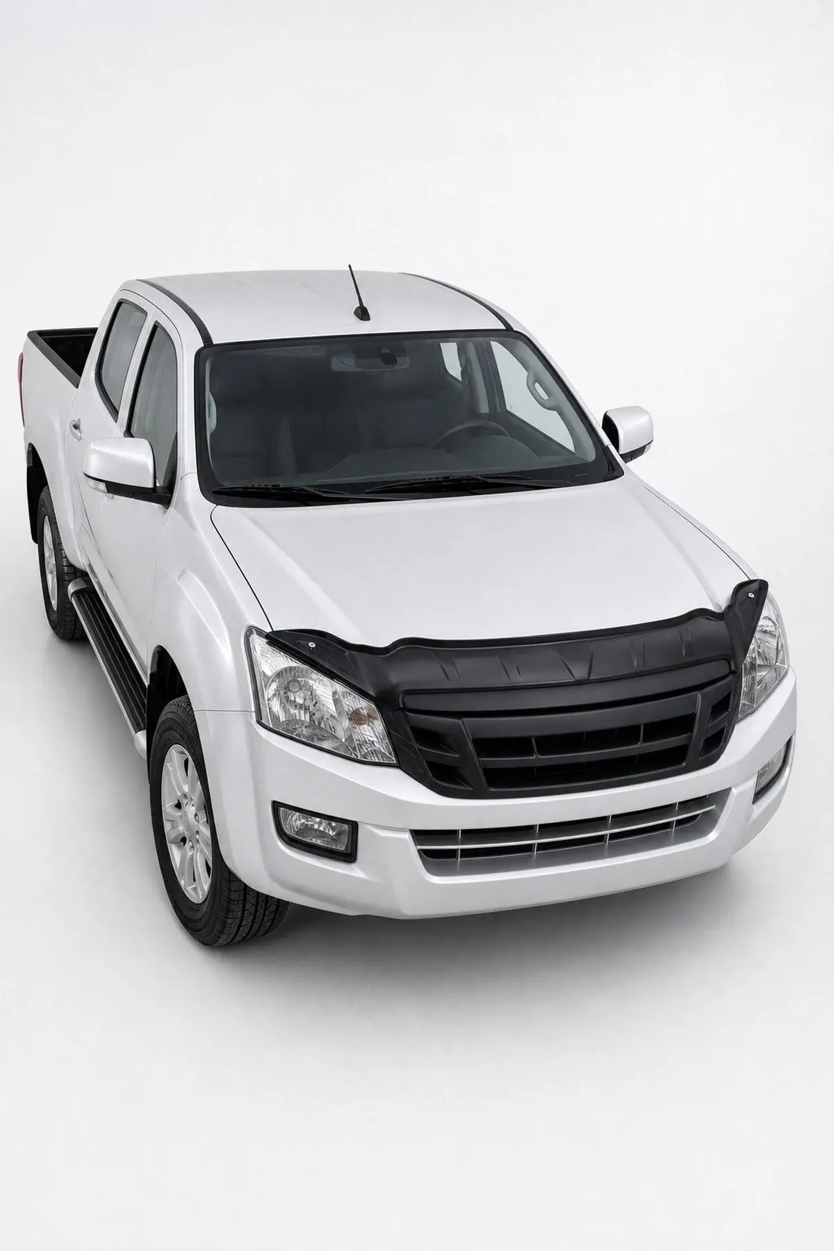 Isuzu D-Max 2012-2019 Uyumlu Dragon Pack Kaput Koruma ABS Mat Siyah (1)