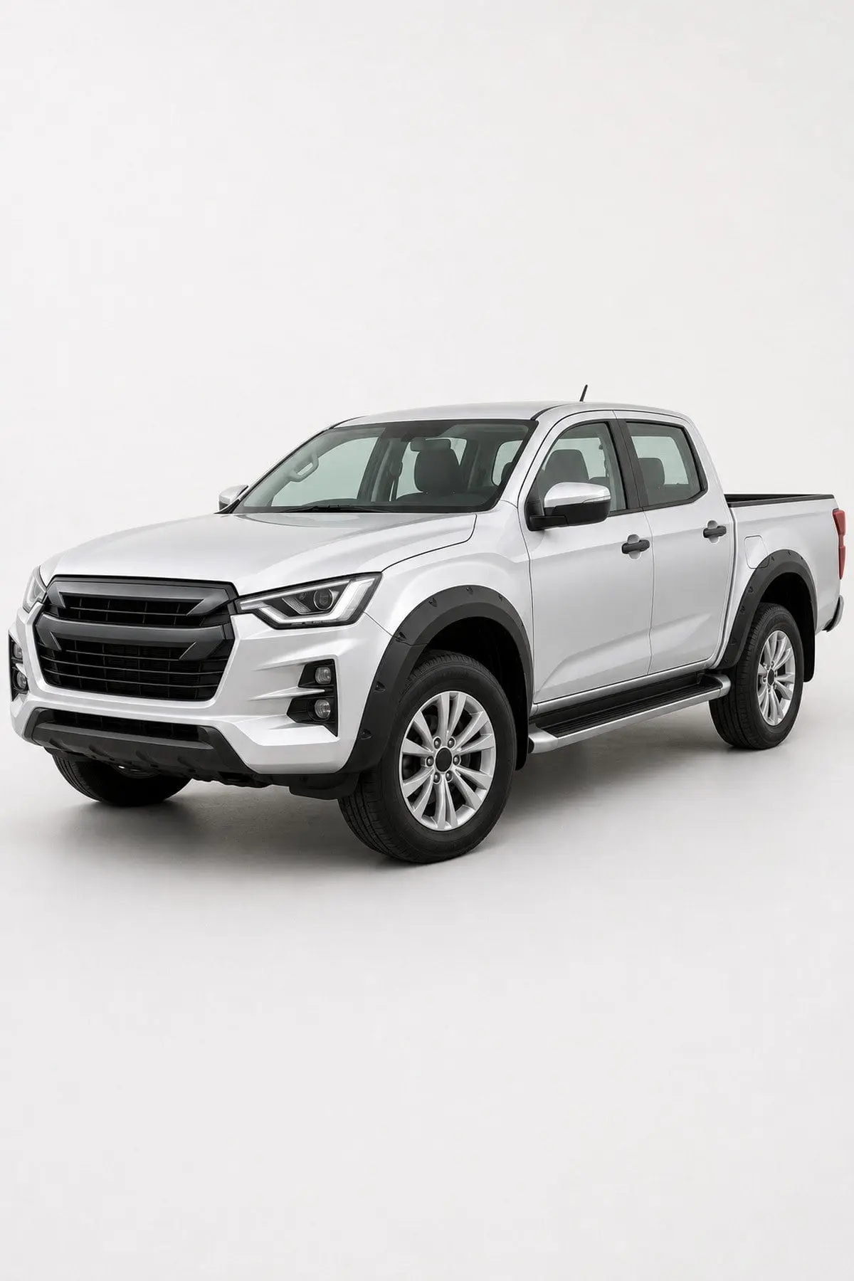 Isuzu D-Max 2020 ve Sonrası 4x4 Uyumlu Çamurluk Dodik Seti 6 Parça ABS Mat Siyah (1)
