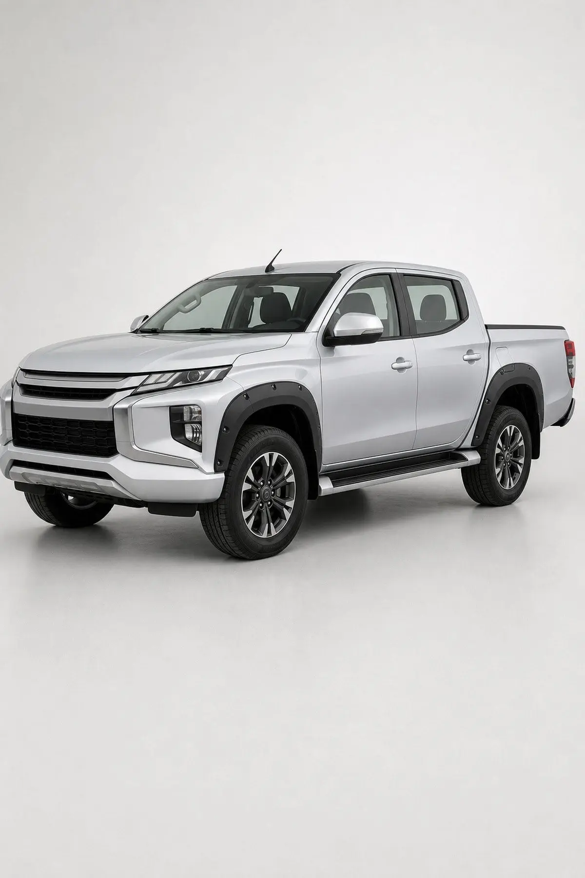 Mitsubishi L200 2019 ve Sonrası Dar Model Uyumlu Çamurluk Dodik Seti 6 Parça ABS Mat Siyah (1)