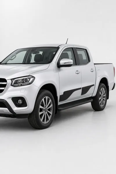 Mercedes-Benz X-Class 2017 ve Sonrası Uyumlu Yarasa Model Kapı Dodiği ABS Mat Siyah