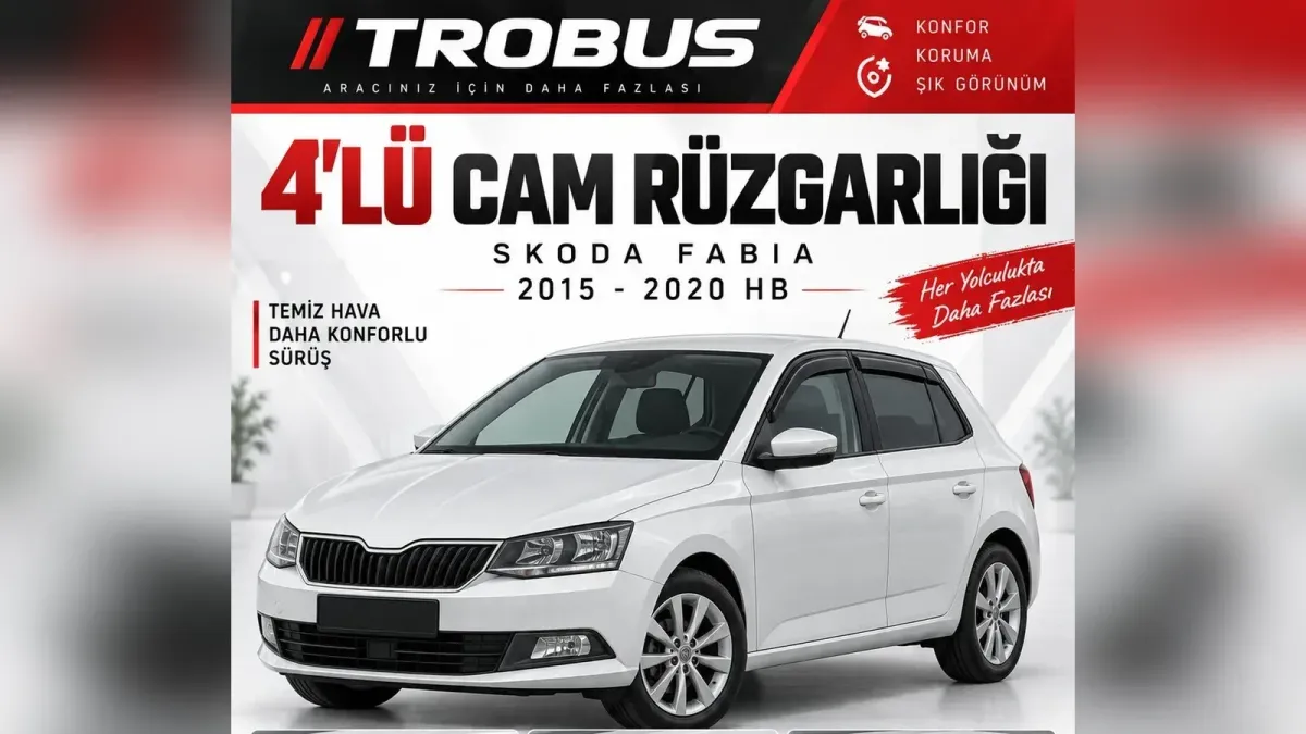 Skoda Fabia Rehberi: Rüzgarlık, Paspas Seti, Kılıf ve Bagaj