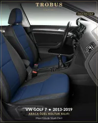 Mavi Gövde Siyah Deri