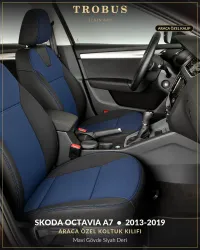 Mavi Gövde Siyah Deri