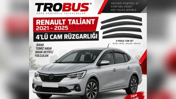 Renault Taliant Paspas ve Aksesuar: 2021 Sonrası Sedan İçin Liste