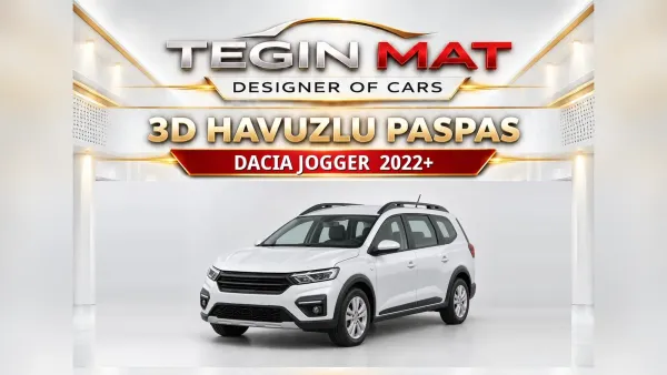 Dacia Jogger Paspas ve Aksesuar: 5 ve 7 Koltuklu Kasaya Göre