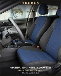 Mavi Gövde Siyah Deri