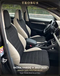 Siyah Gövde Kırık Beyaz Deri