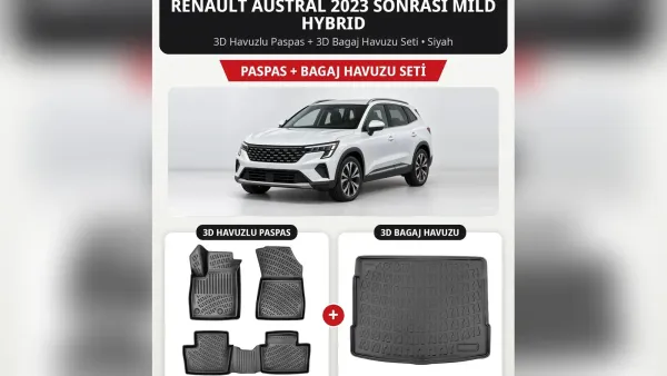 Renault Austral Paspas ve Bagaj Havuzu: Mild Hybrid, E-Tech ve 2026