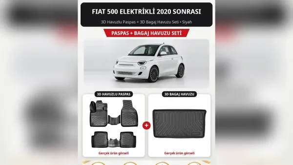 Fiat 500 Paspas ve Bagaj Havuzu: Benzinli, 500 C ve Elektrikli