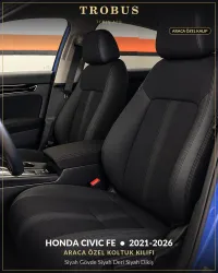 Siyah Gövde Siyah Deri Siyah Dikiş