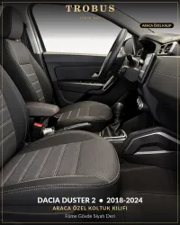 Füme Gövde Siyah Deri