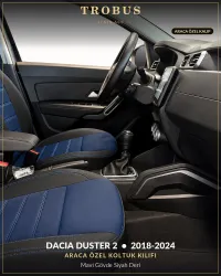 Mavi Gövde Siyah Deri