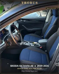 Mavi Gövde Siyah Deri