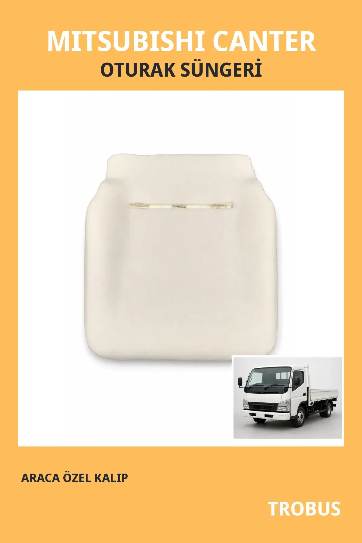 Mitsubishi Canter Kamyon Uyumlu Koltuk Oturak Süngeri Araca Özel Kalıp Oturak 1
