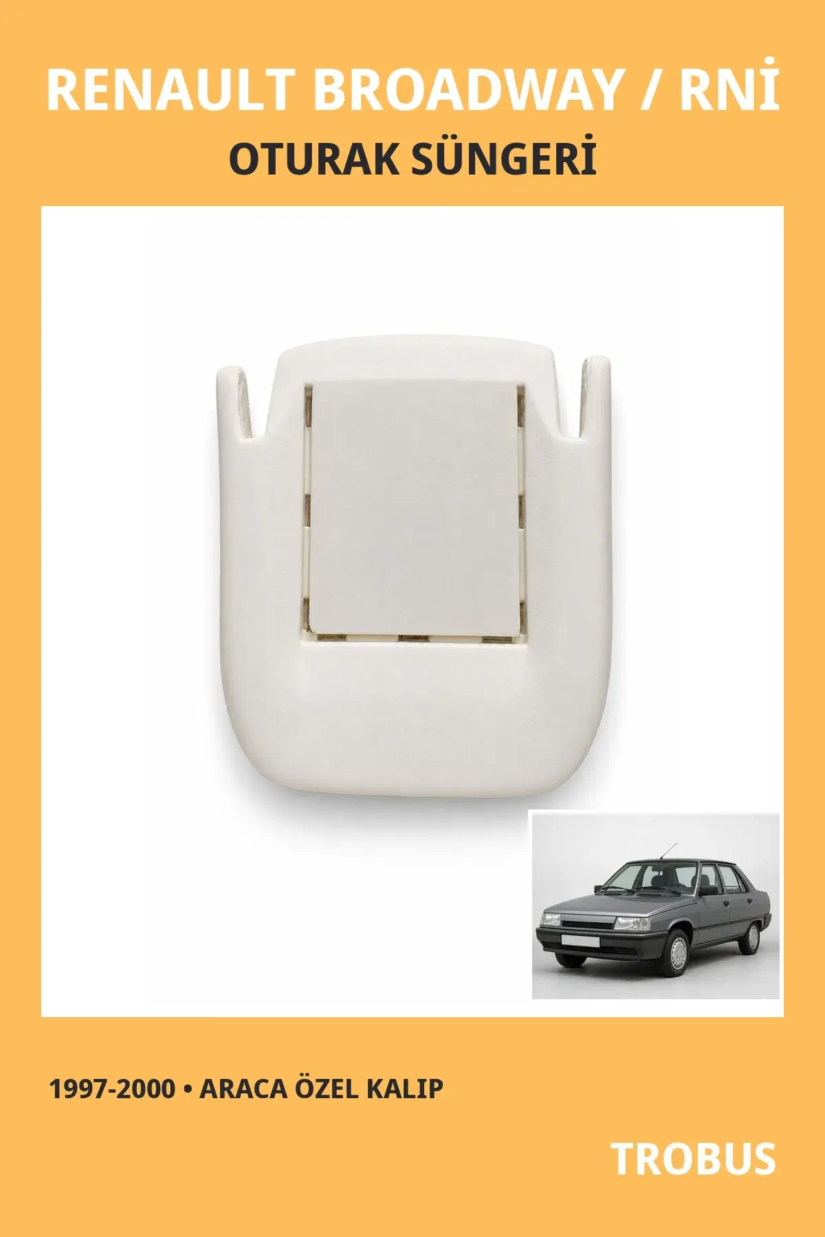 Renault Broadway / RNİ 1997-2000 Uyumlu Koltuk Oturak ve Sırt Süngeri Araca Özel Kalıp Oturak 1