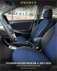 Mavi Gövde Siyah Deri