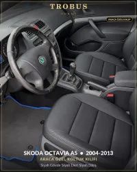 Siyah Gövde Siyah Deri Siyah Dikiş
