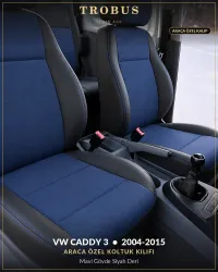 Mavi Gövde Siyah Deri