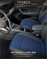 Mavi Gövde Siyah Deri