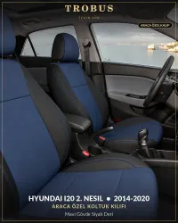 Mavi Gövde Siyah Deri
