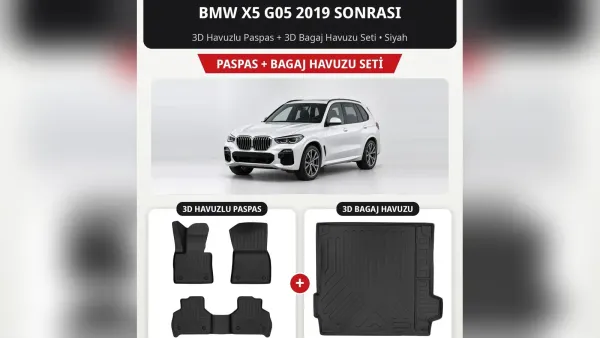 BMW X5 Paspas ve Bagaj Havuzu: E53, E70, F15 ve G05 Rehberi