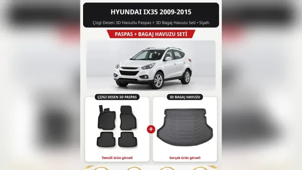 Hyundai ix35 Paspas ve Bagaj Havuzu: LM Kasaya Özel Setler