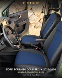 Mavi Gövde Siyah Deri