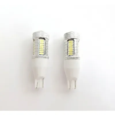 T10 Oto Geri Vites Lambası LED Ampul 2'li Beyaz