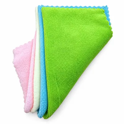 Oto Temizlik Havlusu Mikrofiber Bez 4'lü Set 32x32 cm Karışık Renk
