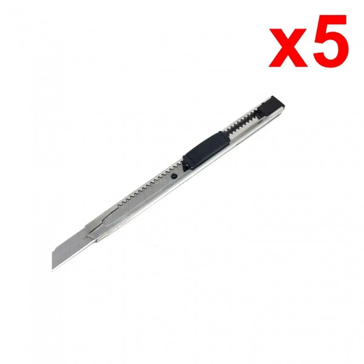 Falçata Tipi Dar Maket Bıçağı Çelik İnce Uçlu 9 mm 5 Adet