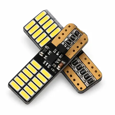 Park Ampulü T10 Canbuslu 24 Ledli 2'li Set Buz Mavi