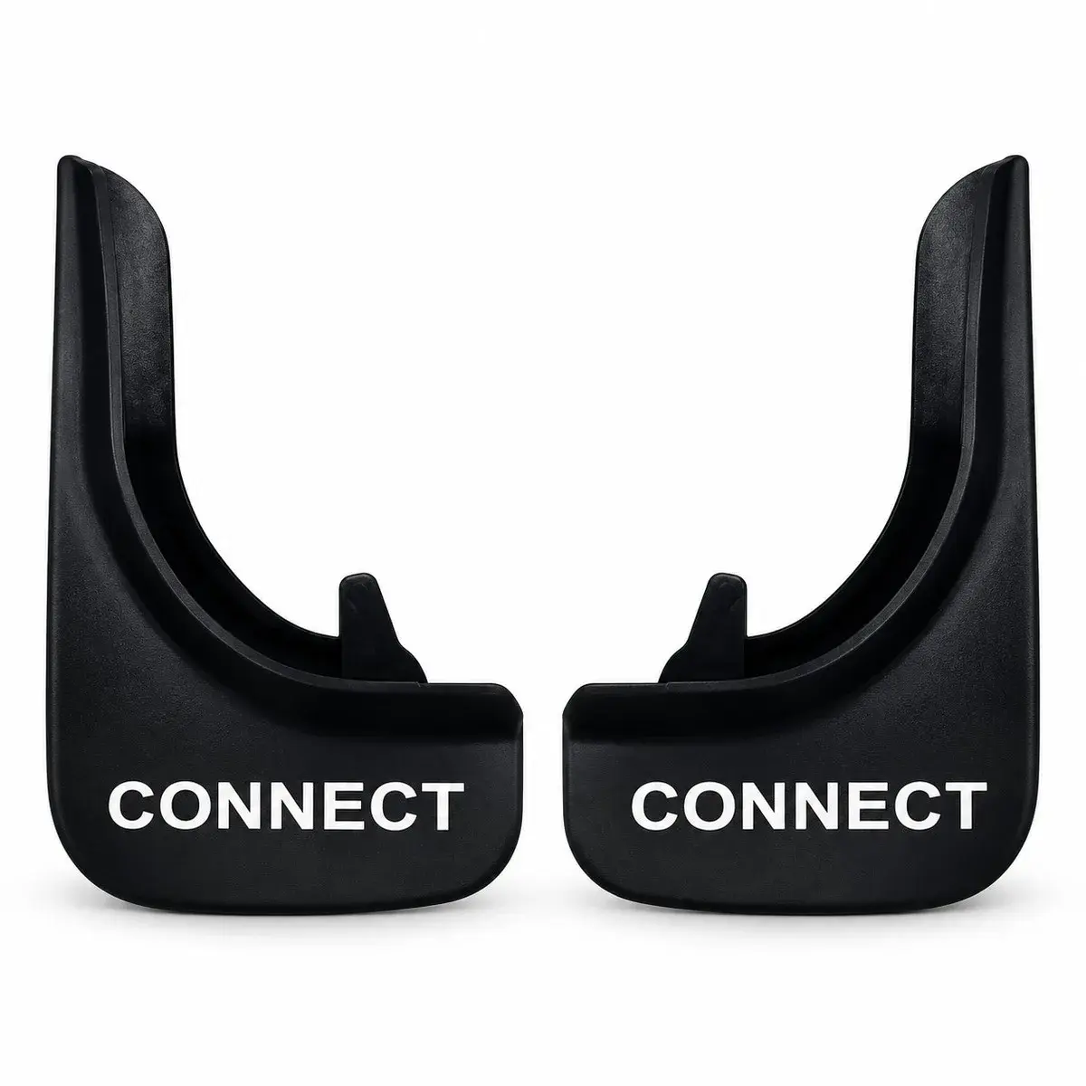 Ford Connect Yazılı Çamurluk Paçalığı Tozluk Tipi Oto İçin 2'li Siyah