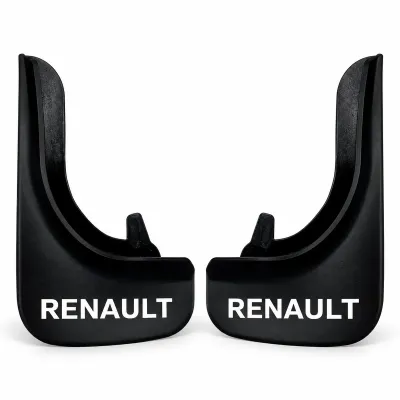 Renault Symbol Logolu Oto Çamurluk Paçalık Tozluk 2'li Siyah