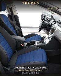 Mavi Gövde Siyah Deri